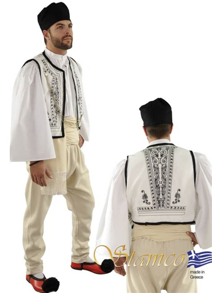 Greek Costume Epirus Embroidery Vest Man — Blessed Celebration