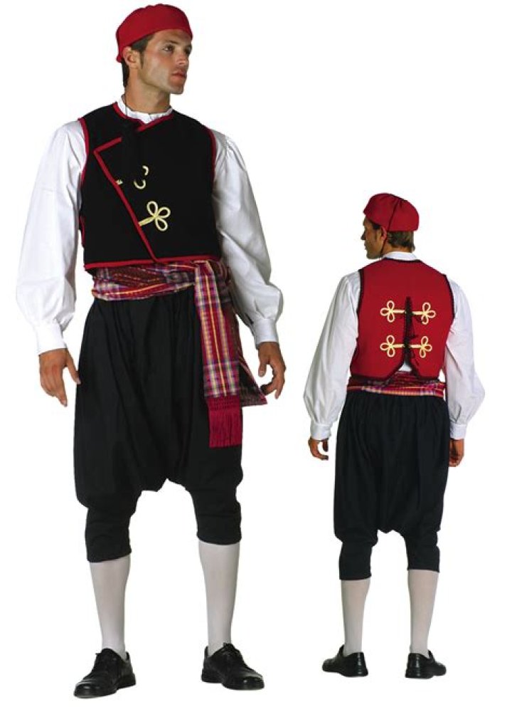 Greek Costume Kyklades Cyclades Man — Blessed Celebration