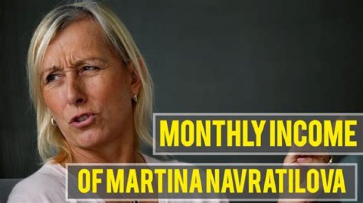 
How Much Money Does Martina Navratilova Make? Latest Income Salary
