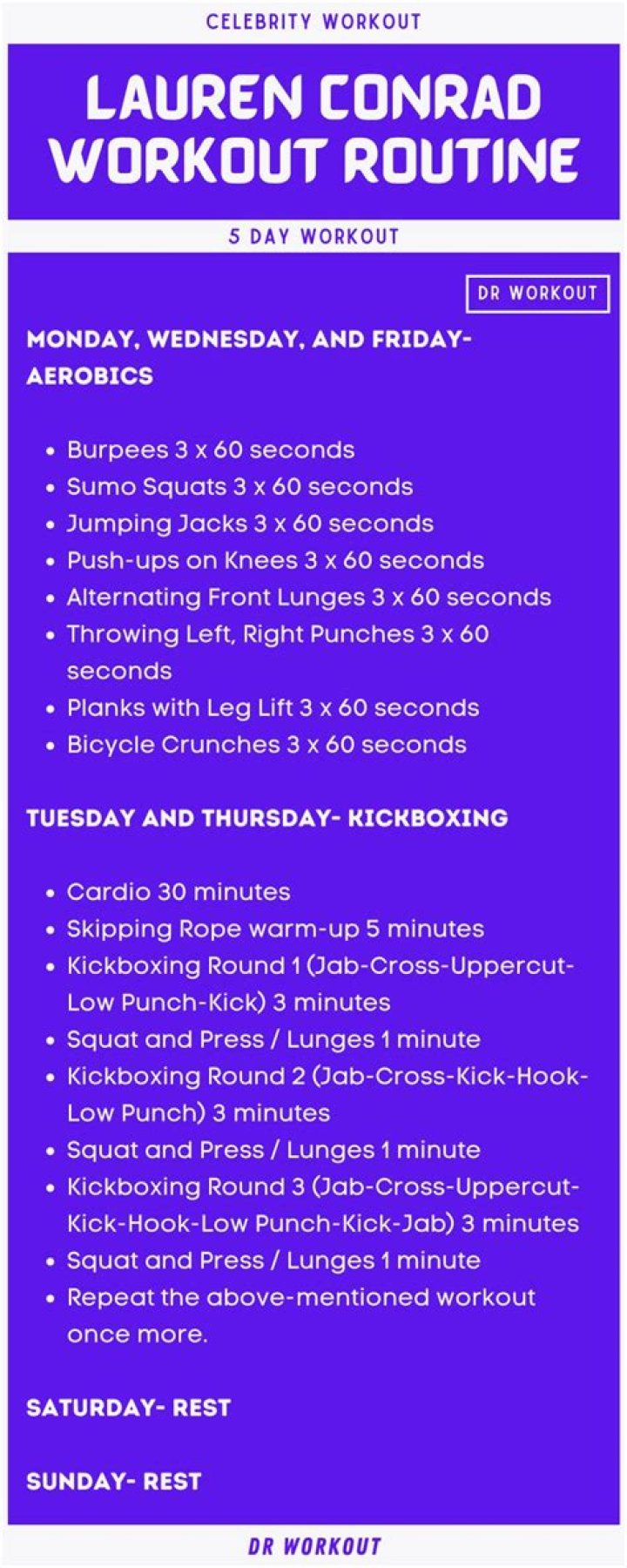 Lauren Ambrose Workout Routine